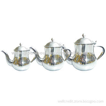 Stainless Steel Teapot, Made of 201# S/S